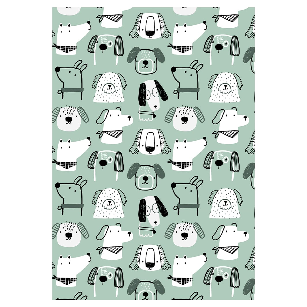 GREEN DOGS PET BLANKET