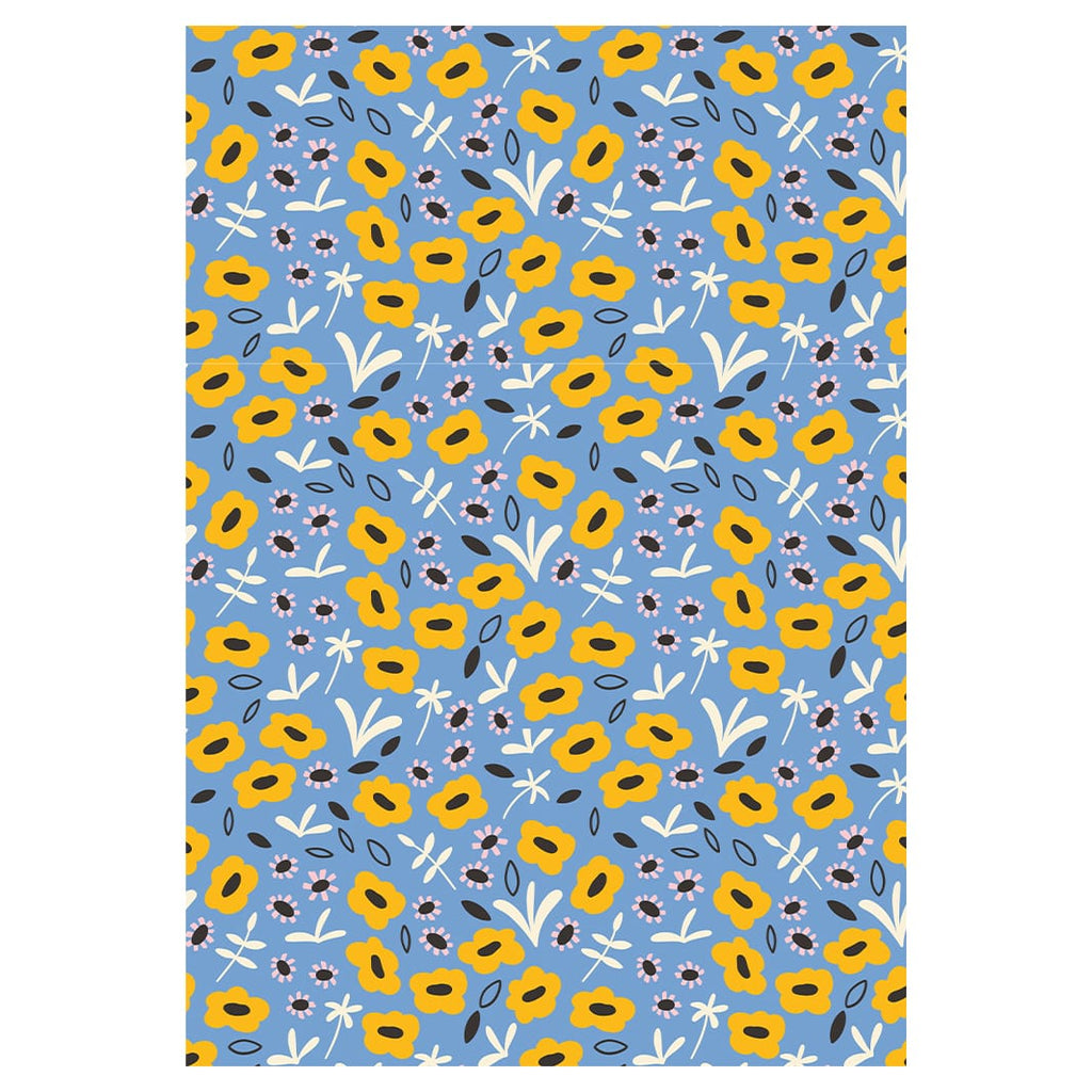 BLUE BLOOMS PET BLANKET