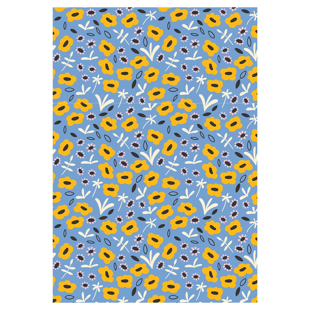 BLUE BLOOMS PET BLANKET