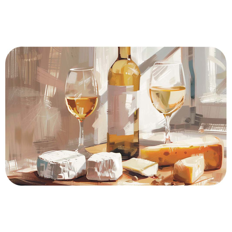 CHEESE AND WINE KITCHEN TOWEL