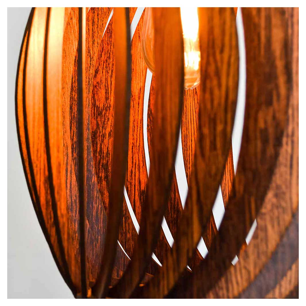 OVAL GEOMETRIC PENDANT LIGHT