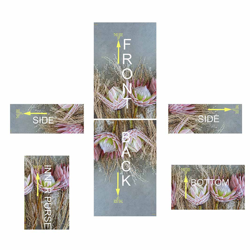 FLORAL DEEP PINK KING PROTEA MY BAG
