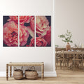 MDF 3PCE COLLAGE Coral Peonies