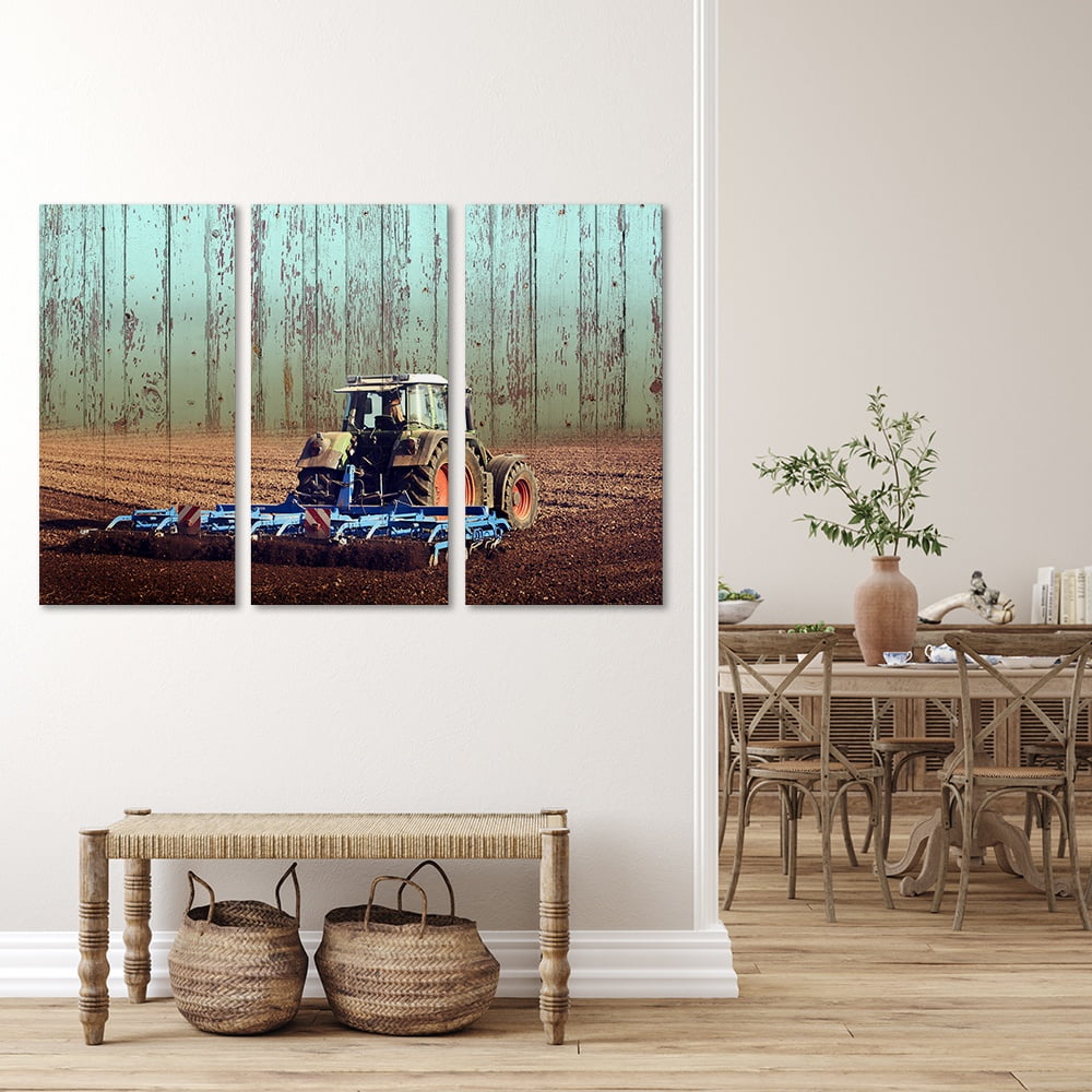 Tractor Field Wood