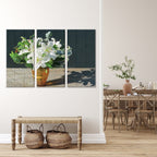 MDF 3pce Collage Lilies in a Vase