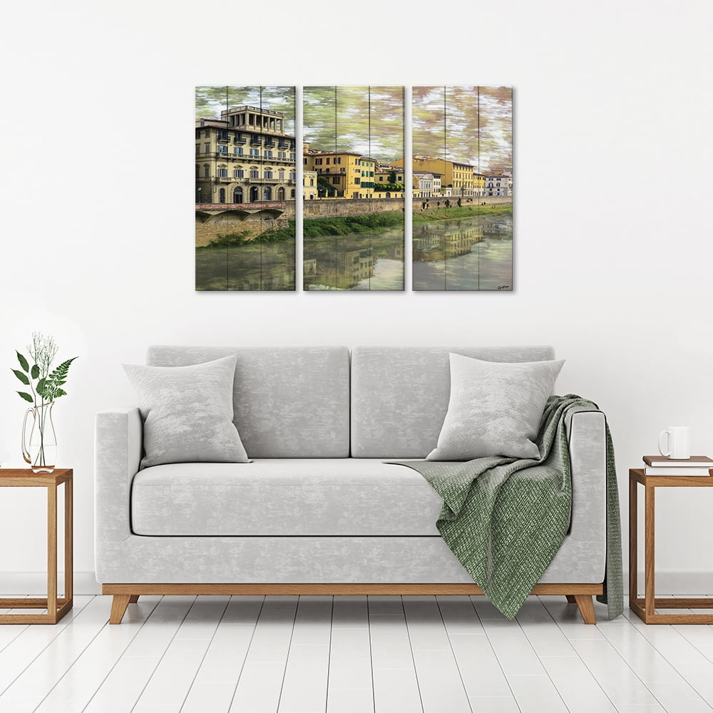 MDF 3pce Collage Florance Reflections