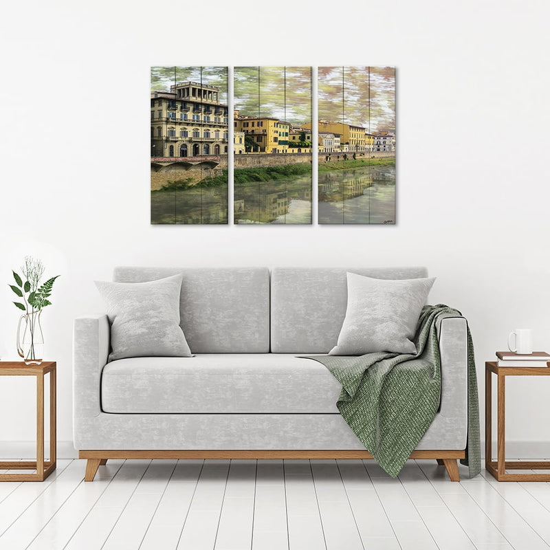 MDF 3pce Collage Florance Reflections