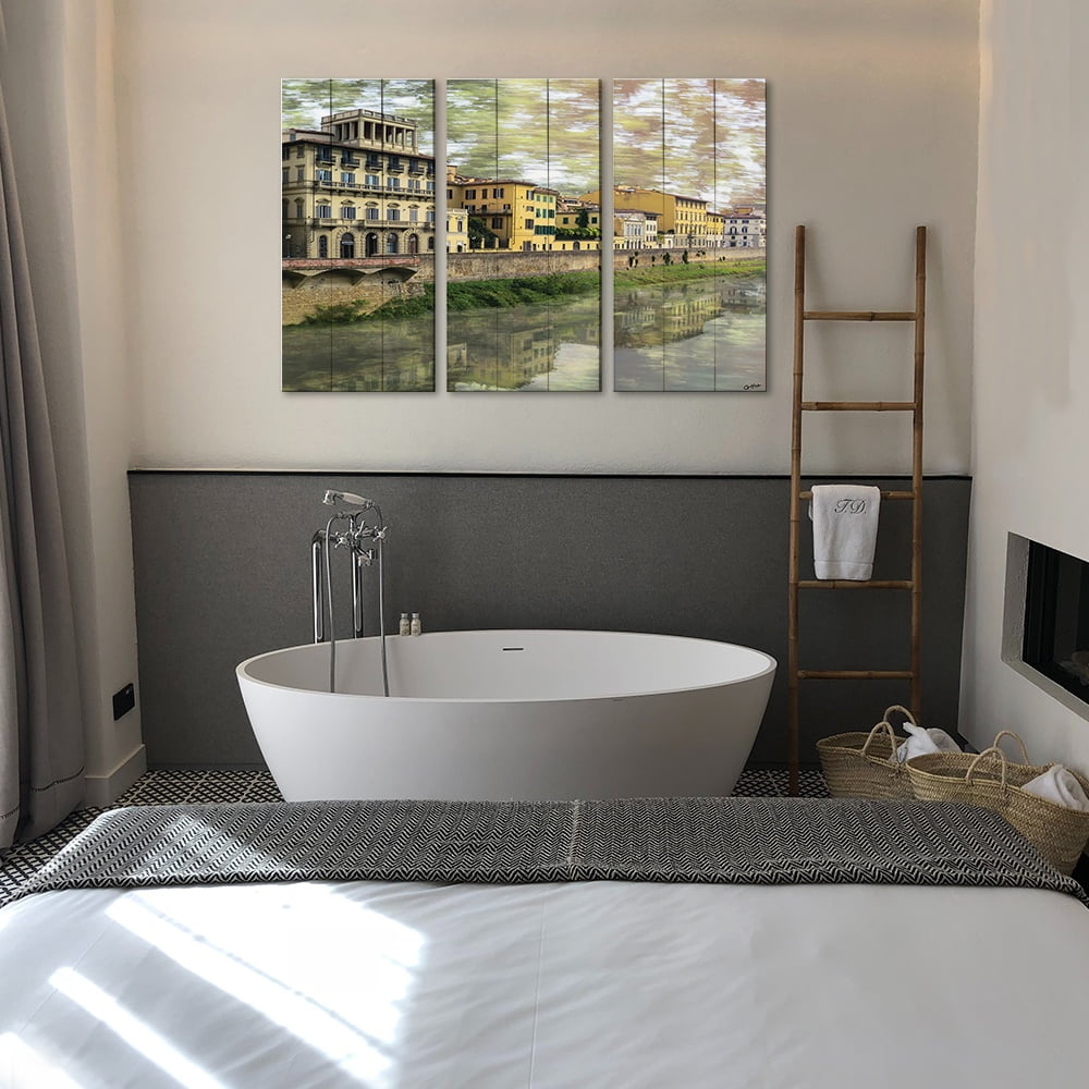 MDF 3pce Collage Florance Reflections