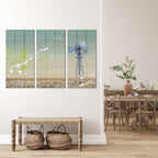 MDF 3pce Collage Karoo Windpomp Splash