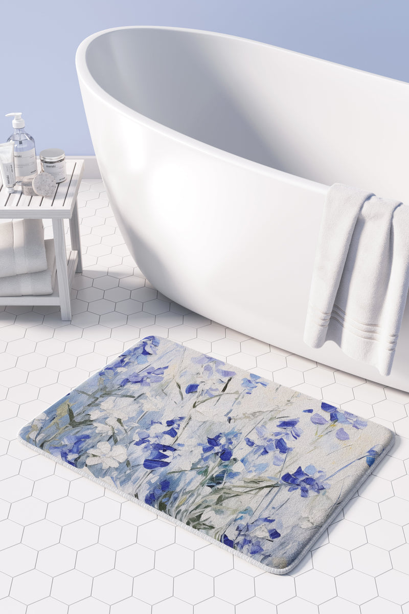 DELICATE WILDFLOWERS BATHMAT