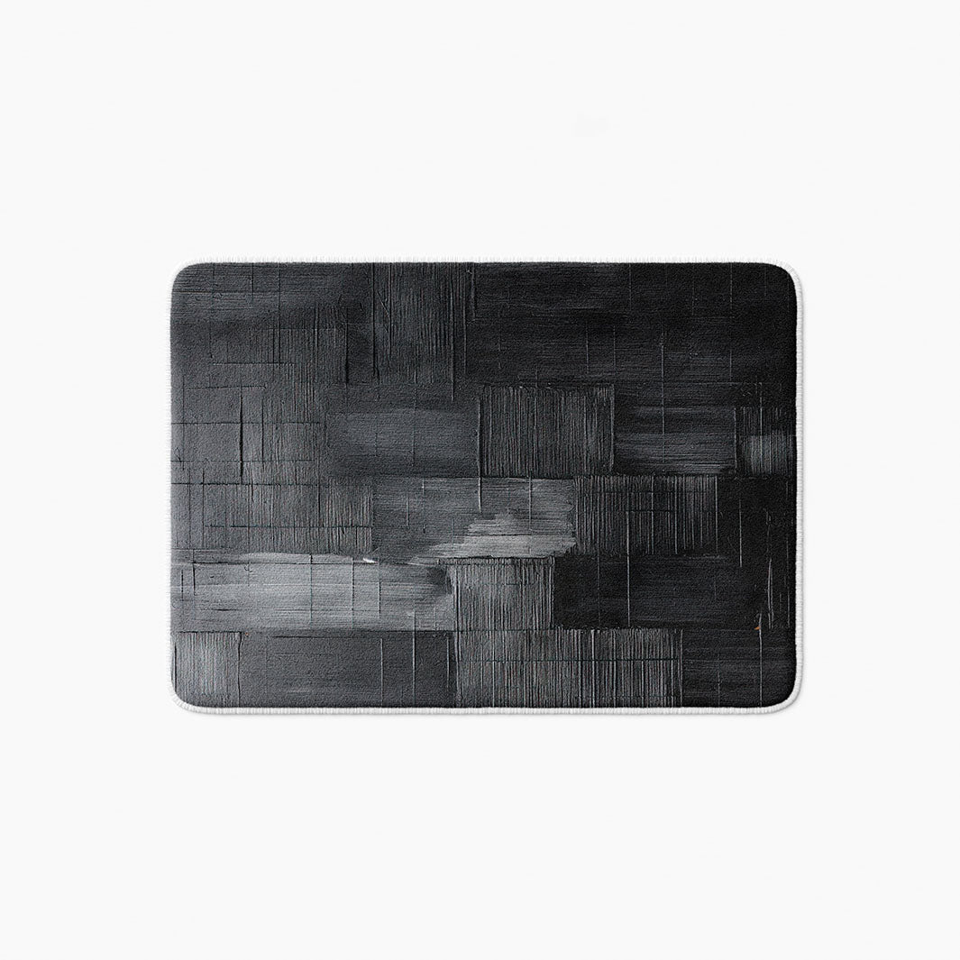 CHARCOAL BLOCKS BATHMAT