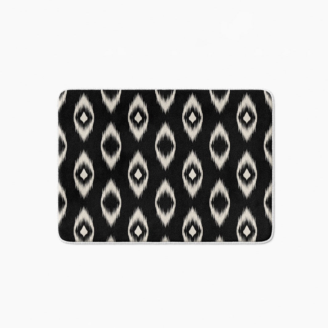 MIDNIGHT IKAT BATHMAT