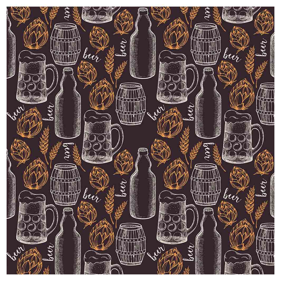 BEER PATTERN NAPKIN