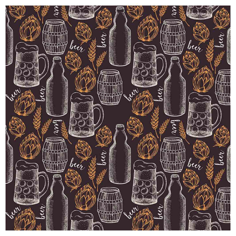 BEER PATTERN NAPKIN