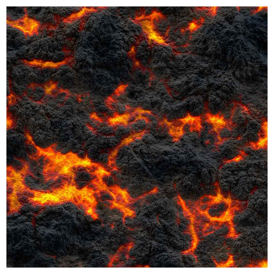 BURNING COALS FIRE NAPKIN
