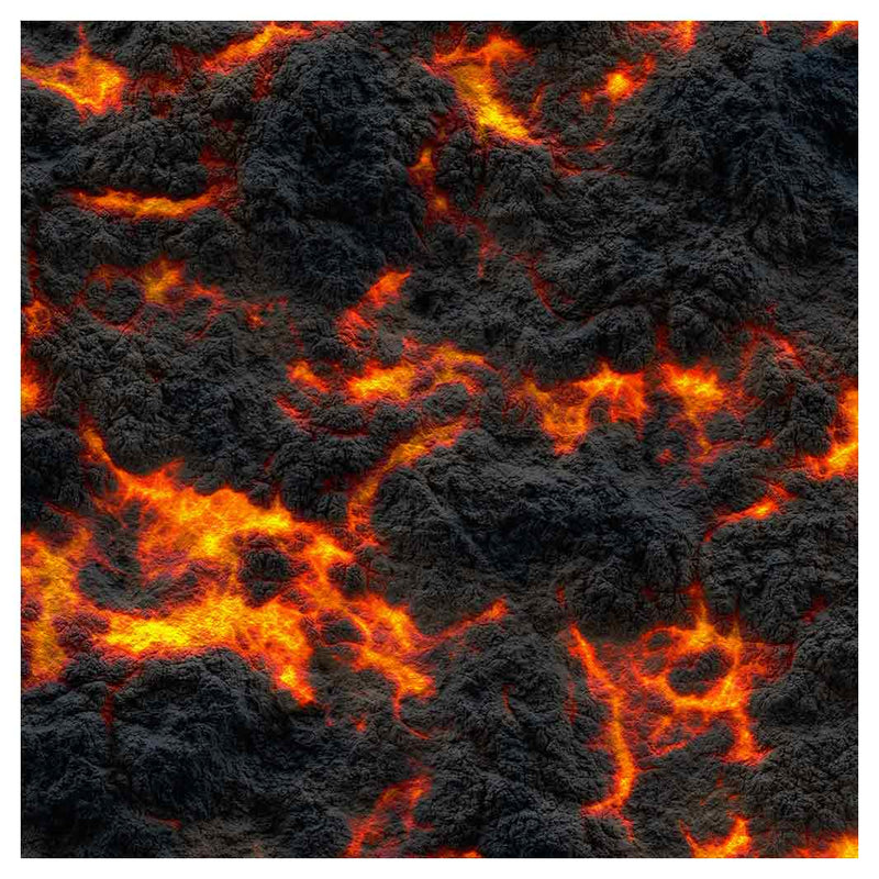BURNING COALS FIRE NAPKIN