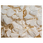 FLORAL CREAM BLEACHED HYDRANGEA LEAVES PLACEMAT
