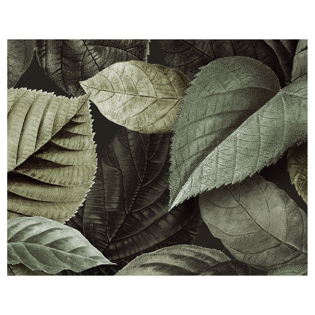 LEAVES GREEN MONOCHROMATIC LEAVES PLACEMAT