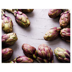 ARTICHOKE DARK PURPLE ON GREY PLACEMAT