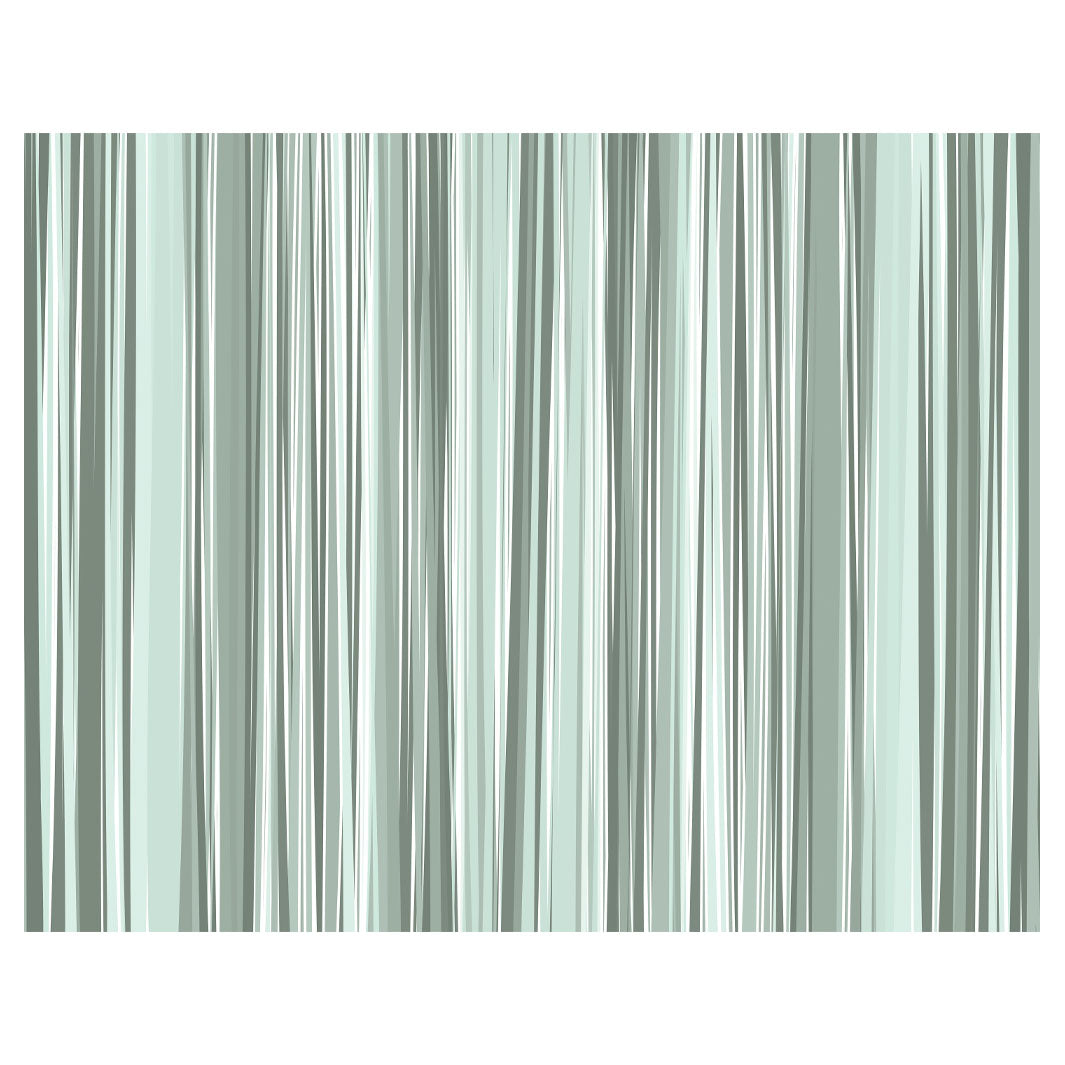 VERTICAL MONOCHROMATIC LINE ART PLACEMAT