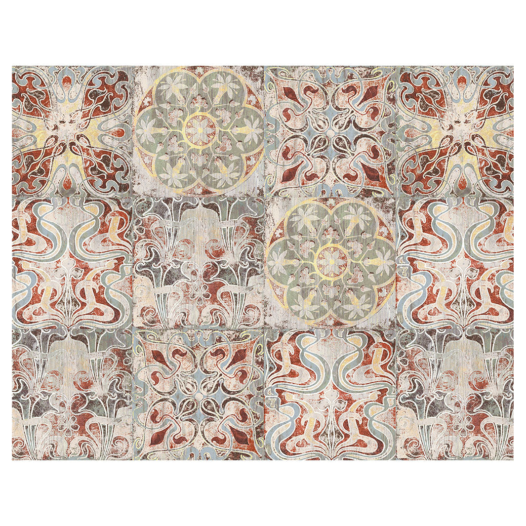 ANTIQUE FADED MOROCCAN TILE PLACEMAT