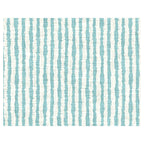 AQUA STRIPES ON WHITE PLACEMAT