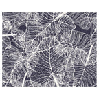 BLUE AND GREY LEAFY LAYERS PLACEMAT