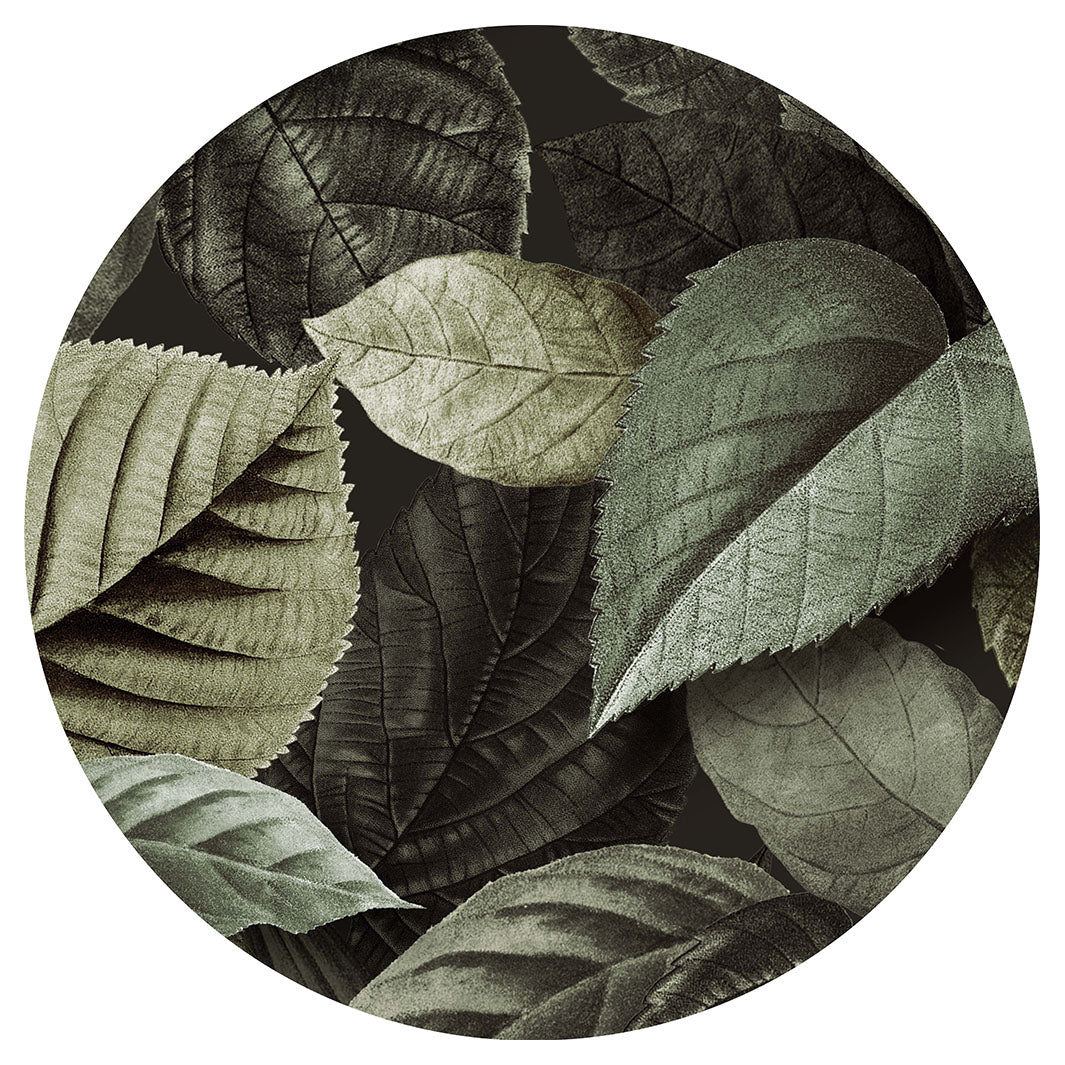 LEAVES GREEN MONOCHROMATIC LEAVES PLACEMAT