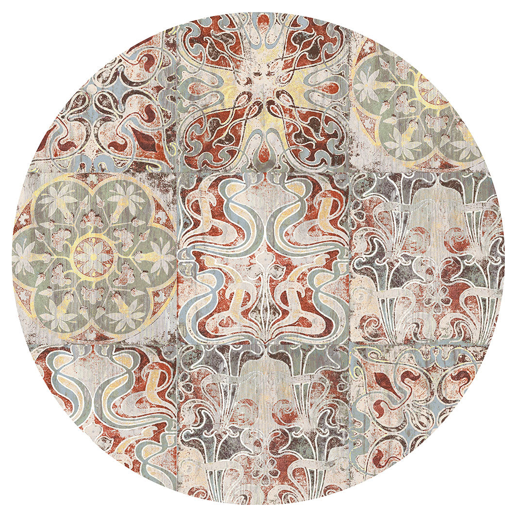 ANTIQUE FADED MOROCCAN TILE PLACEMAT