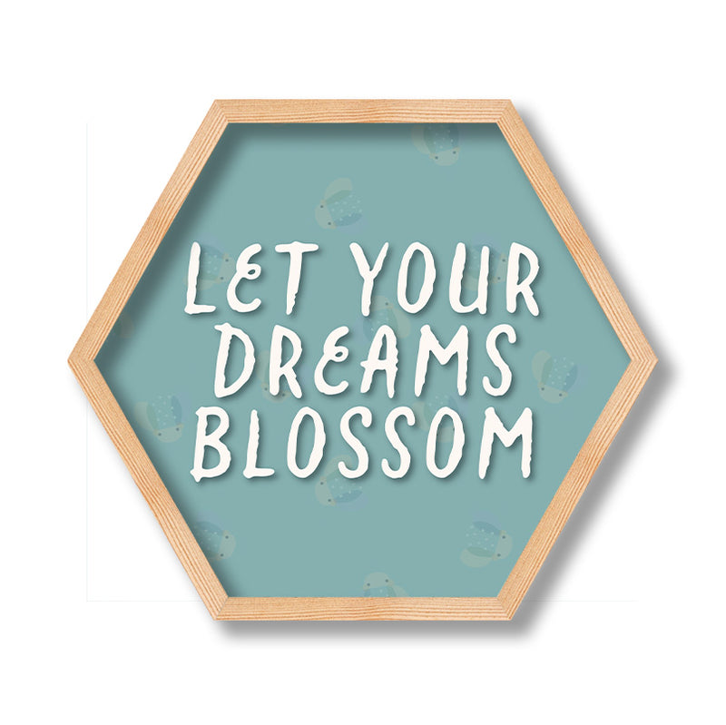 KIDS MEADOW DREAMS HEXAGON WALL ART