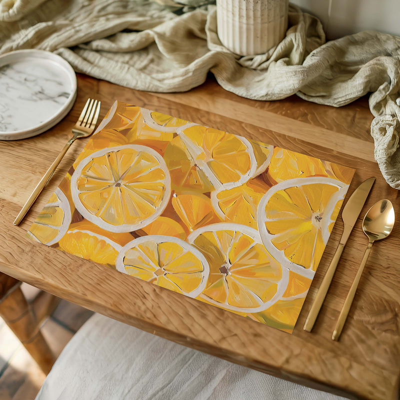LEMON SLICES PLACEMAT