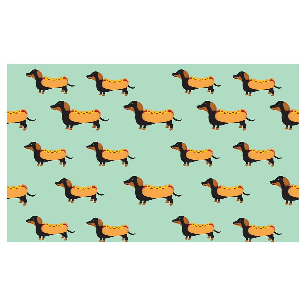 MICROFIBER PET TOWEL DACHSHUND HOTDOG