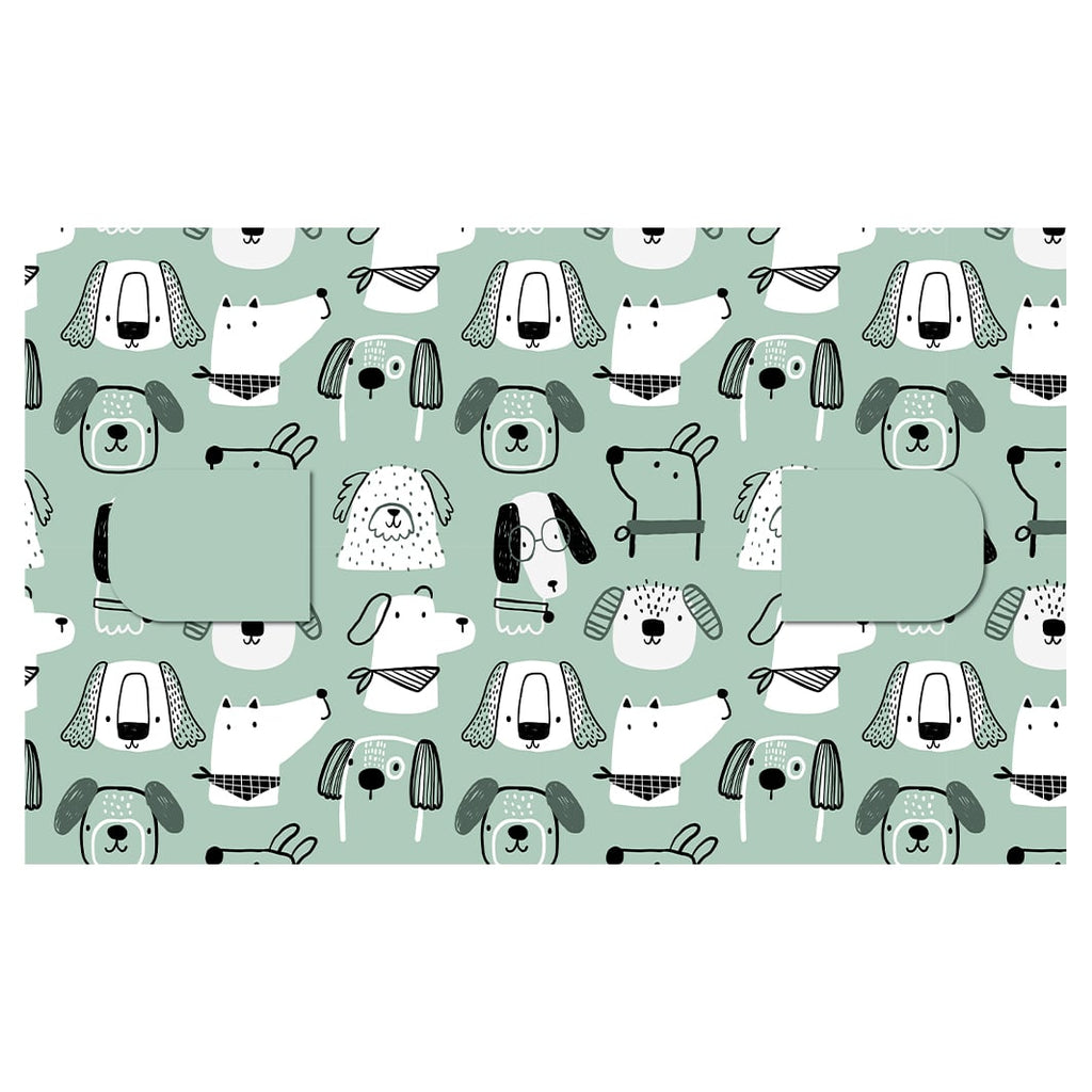 MICROFIBER PET TOWEL GREEN DOGS