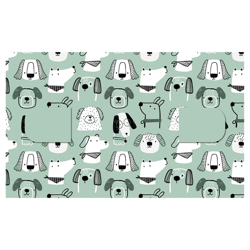 MICROFIBER PET TOWEL GREEN DOGS