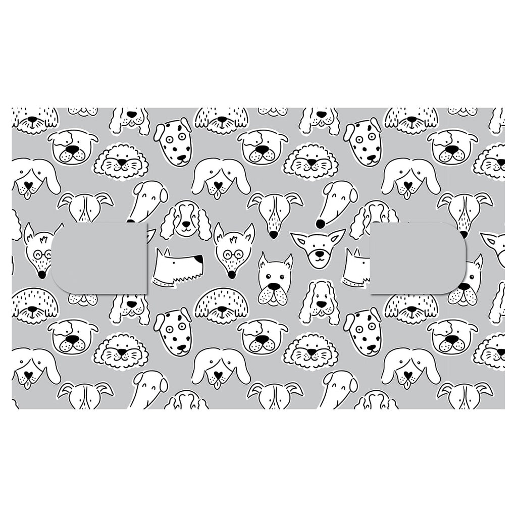 MICROFIBER PET TOWEL MONOCHROME DOGS