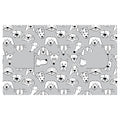 MICROFIBER PET TOWEL MONOCHROME DOGS