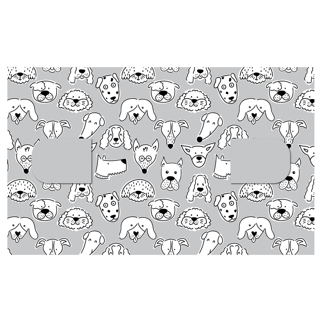 MICROFIBER PET TOWEL MONOCHROME DOGS