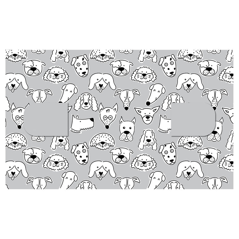 MICROFIBER PET TOWEL MONOCHROME DOGS