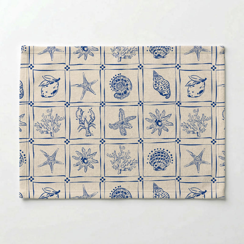 SEASHELL MOSAIC PLACEMAT