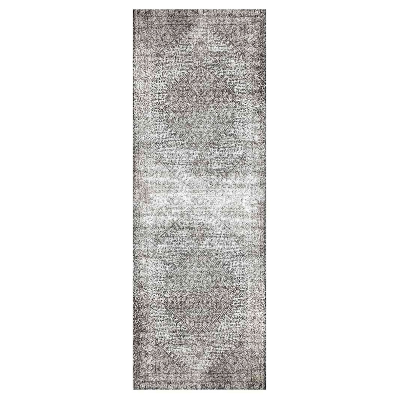 CLASSIC GREY VINTAGE DISTRESSED RUNNER RUG