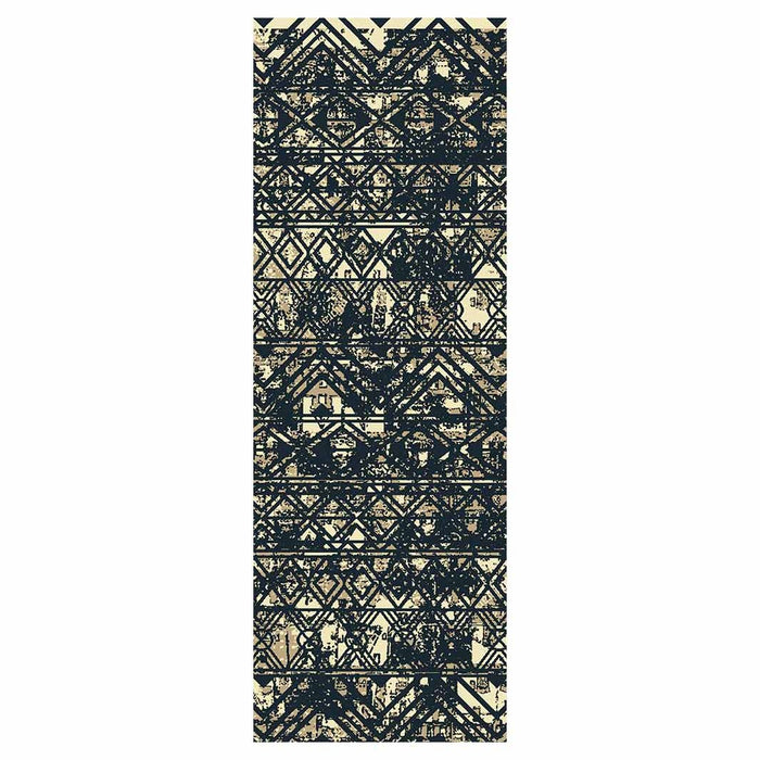 CLASSIC YELLOW AFRICAN TRIBAL PATTERN RUNNER RUG