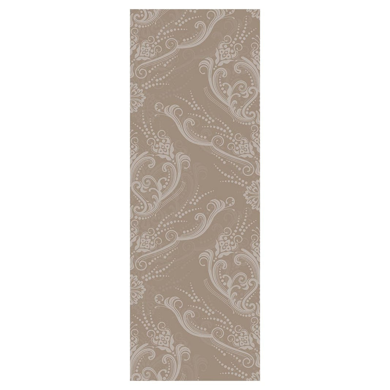 CLASSIC BROWN RICH ORNAMENT PATTERN RUNNER RUG