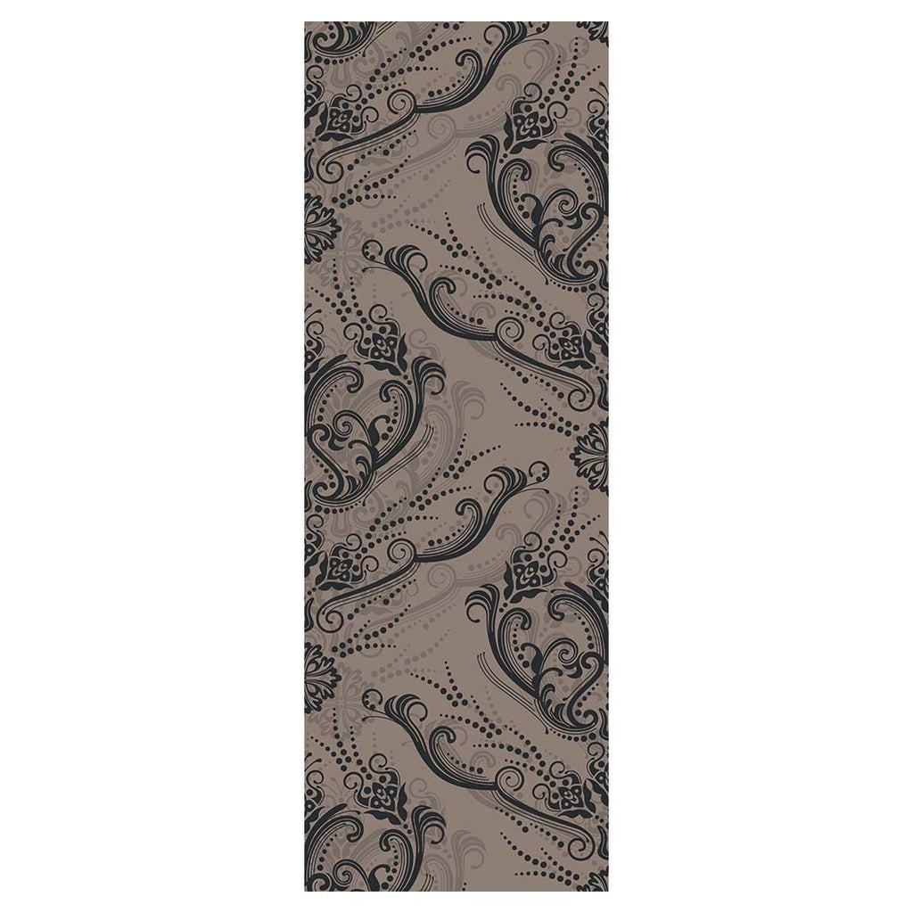 CLASSIC BEIGE AND BLUE RICH ORNAMENT PATTERN RUNNER RUG