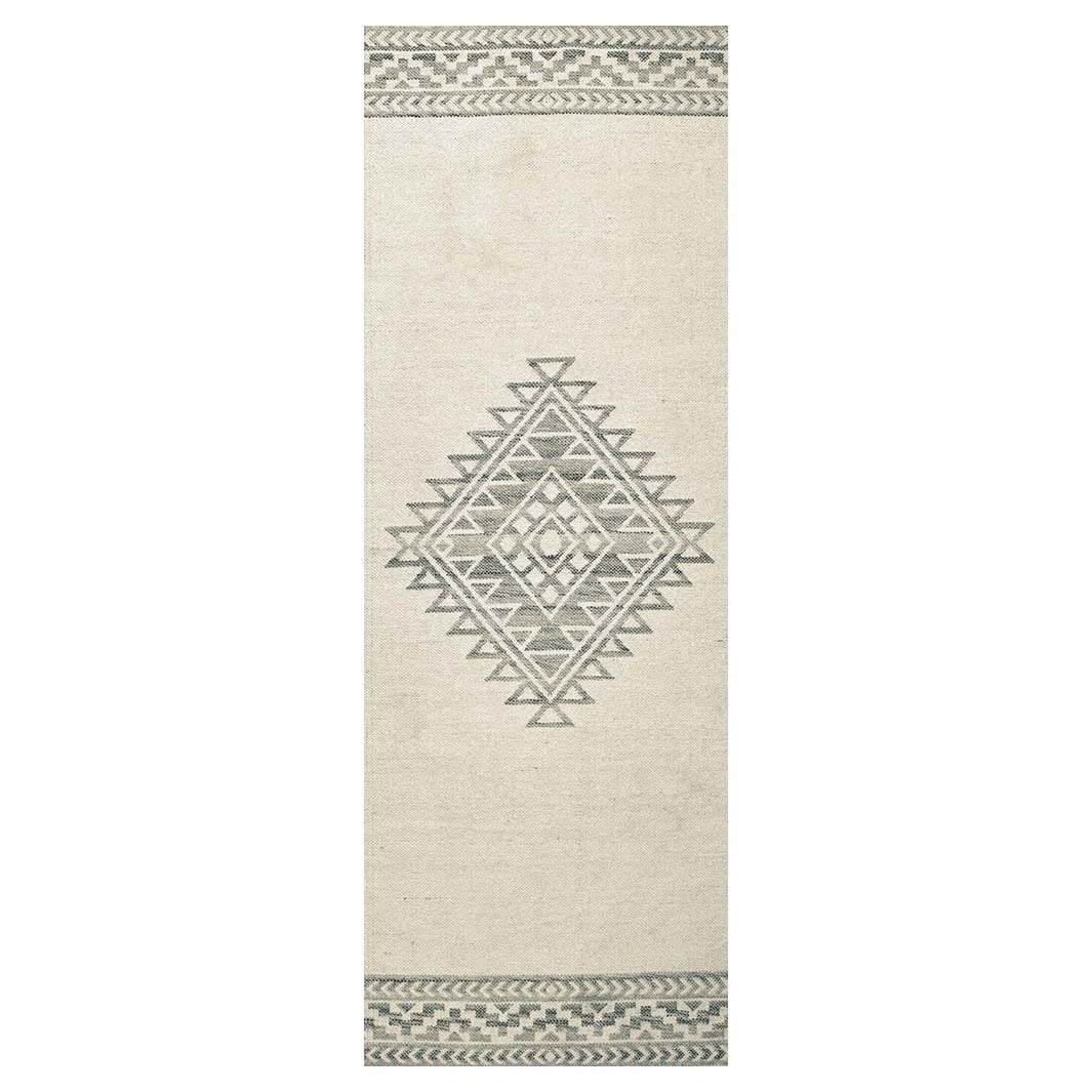 CLASSIC BEIGE NATURAL AZTEC RUNNER RUG
