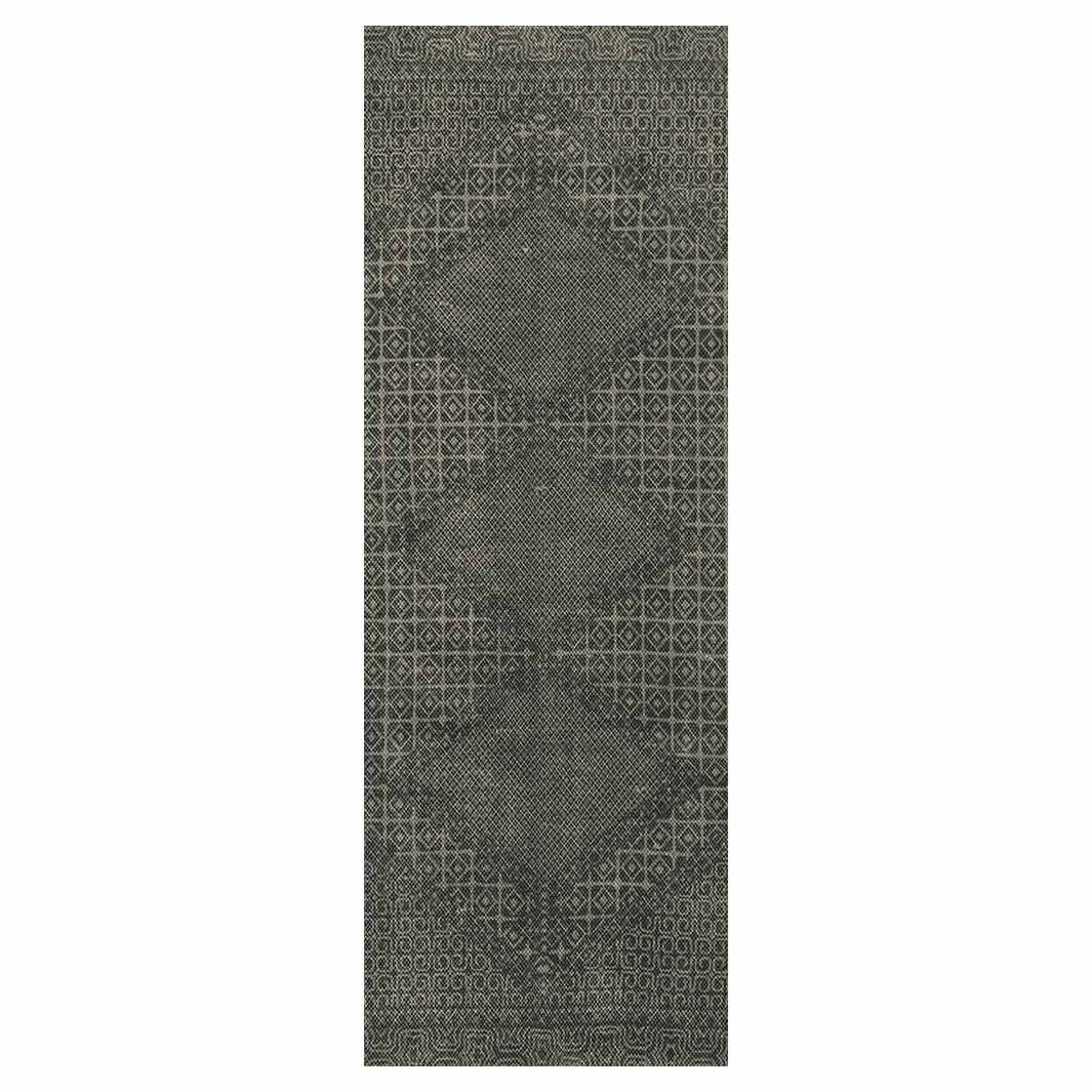 CLASSIC GREY DIAMOND TRIBAL RUNNER RUG