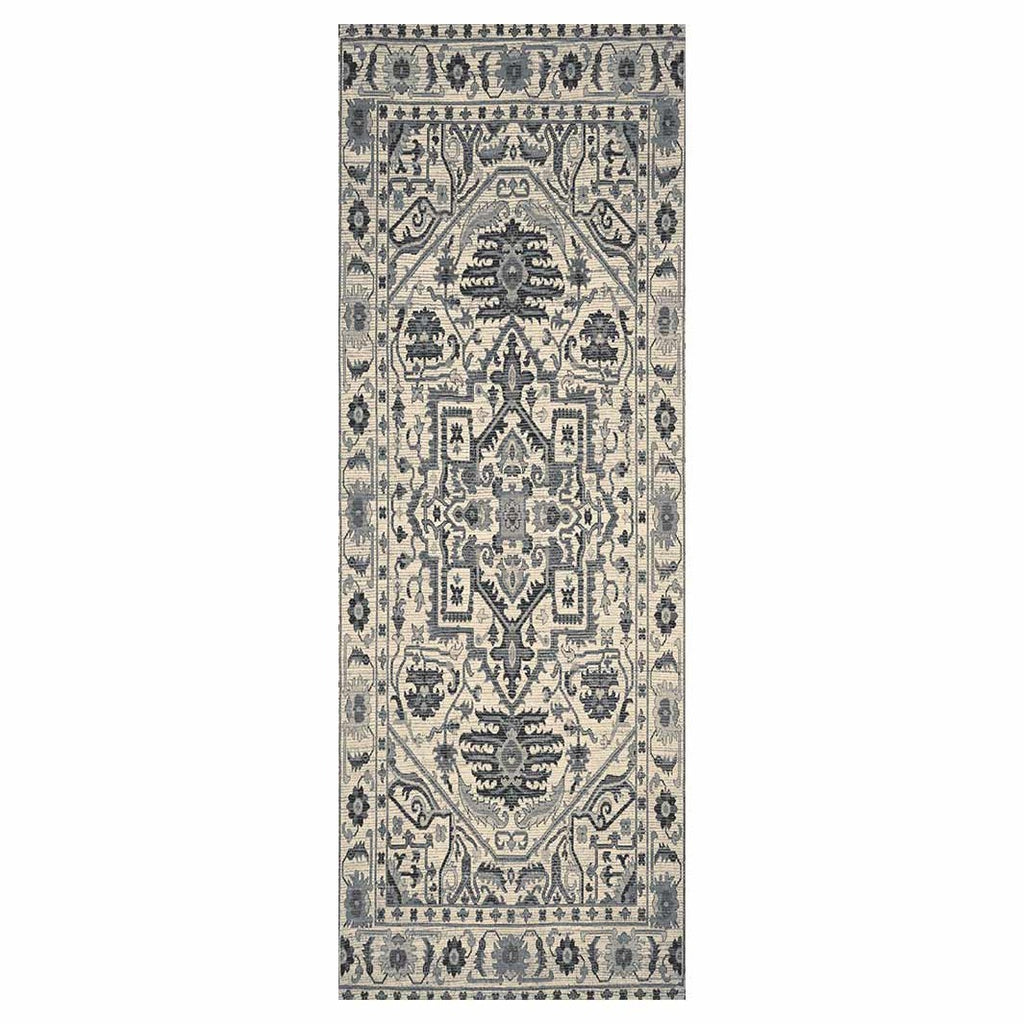 CLASSIC GREY TRADITIONAL RUNNER RUG