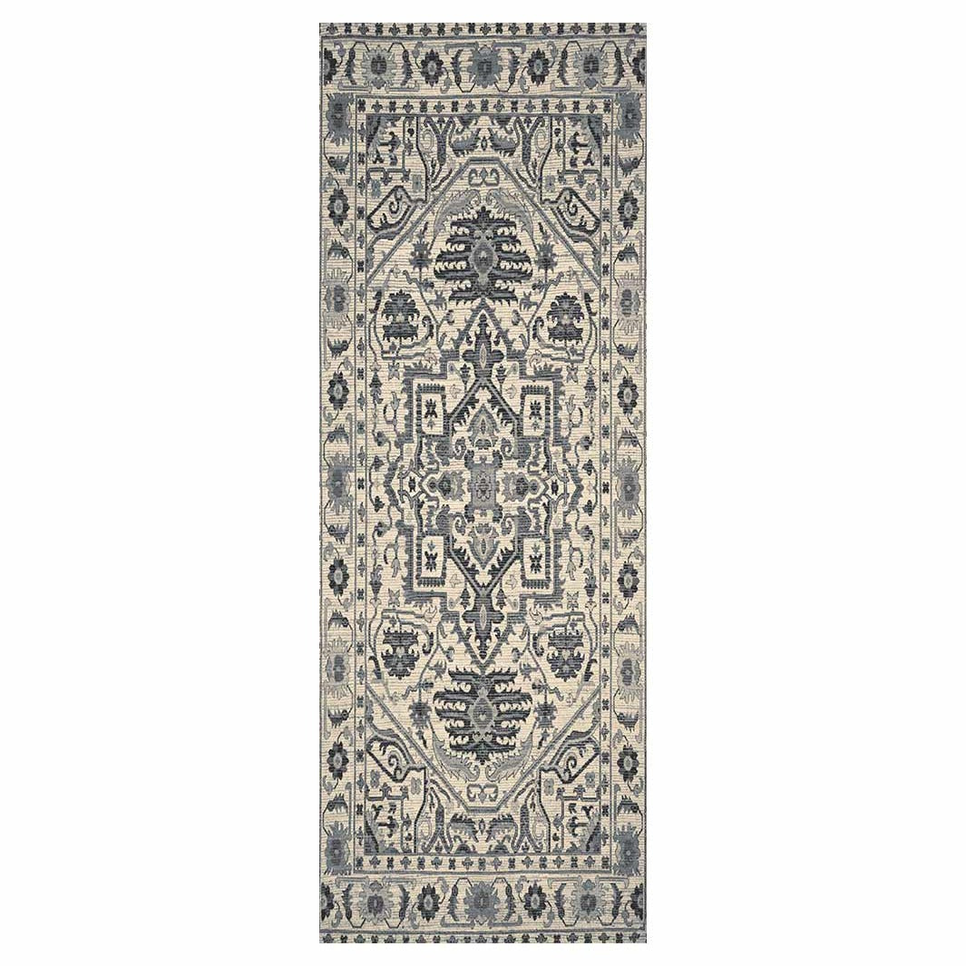 CLASSIC GREY TRADITIONAL RUNNER RUG