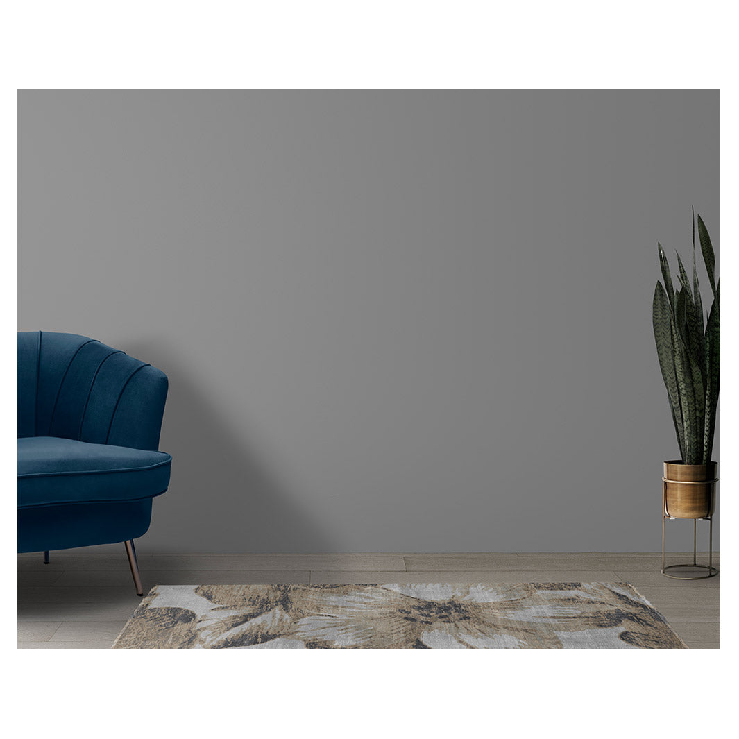 CLASSIC BEIGE VINTAGE FLOWER RUNNER RUG