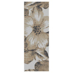 CLASSIC BEIGE VINTAGE FLOWER RUNNER RUG