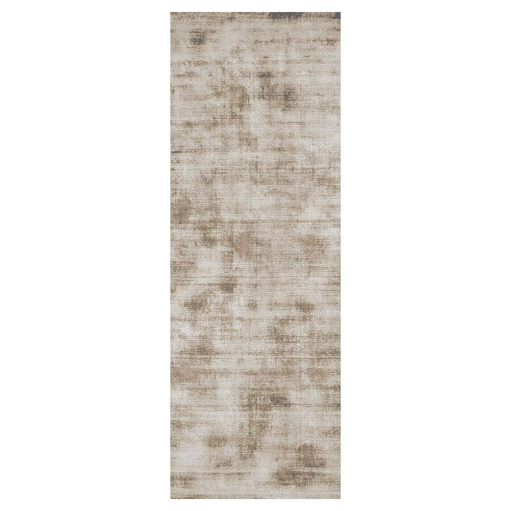 CONTEMPORARY BEIGE DISTRESSED KALAHARI RUNNER RUG
